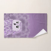 Chouette pourpre (Serviette à main)
