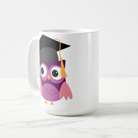 Chouette pourpre avec Mug Casquette (Devant gauche)