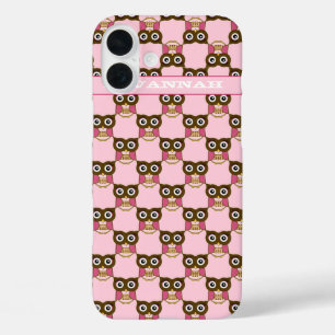 Chouette rose Motif Choisir la couleur Coque