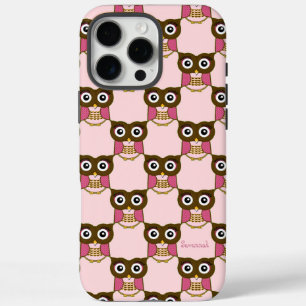 Chouette rose Motif Choisir la couleur Coque