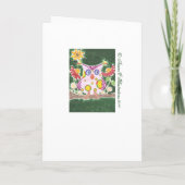 Chouette rose pâle avec carte de voeux arrière - p (Dos)