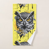 Chouette - Serviettes de bain pour hibou - Serviet (Serviette à main)