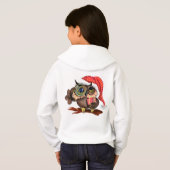 Chouette Sweat - shirt à capuche de Noël pour enfa (Dos entier)