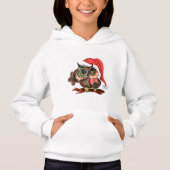 Chouette Sweat - shirt à capuche de Noël pour enfa (Devant)