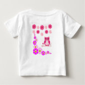 Chouette T-shirt bébé (Dos)