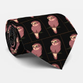 Chouette tachetée mignonne Cravate (Roulé)