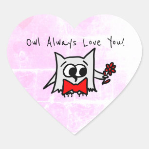 Chouette toujours vous aimer Sticker