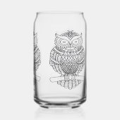 Chouette - Verre (Verso)