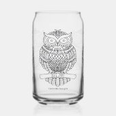 Chouette - Verre transparent (Gauche)