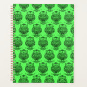 Chouette (vert néon) - Planificateur (Devant)