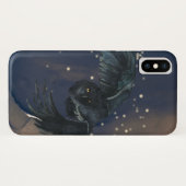 Chouette volante dans la nuit iPhone / coque ipad (Dos (Horizontal))