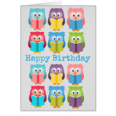 Chouettes à lire mignonnes (Devant)