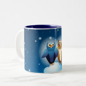 Chouettes amoureuses, mug (Devant gauche)