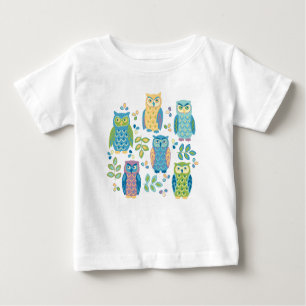Chouettes colorées T-shirt Toddler
