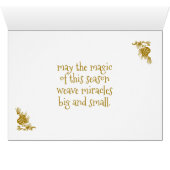 Chouettes de neige rêvées La famille de Noël se fa (Intérieur Horizontal (Bas))