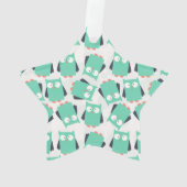 Chouettes lunaires turquoises (dos)