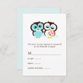 Chouettes mariages RSVP (Devant / Derrière)