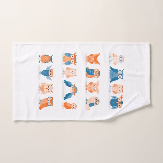 Chouettes mignonnes (Serviette à main)