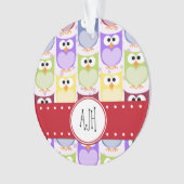Chouettes mignonnes, Chouette Motif, Chouettes col (devant)