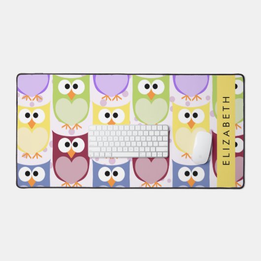 Chouettes mignonnes, Chouette Motif, Chouettes col (Clavier et souris)