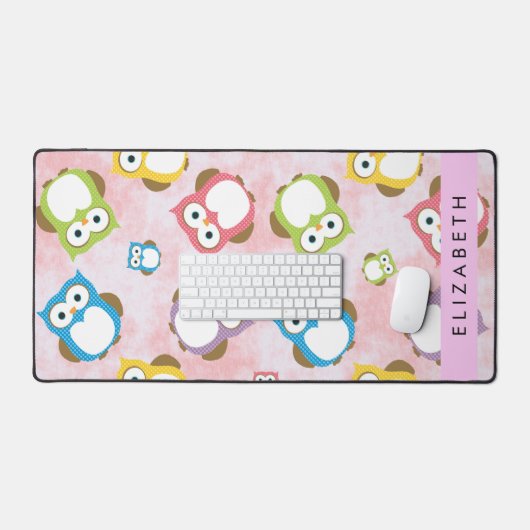 Chouettes mignonnes, Chouette Motif, Chouettes col (Clavier et souris)