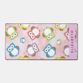 Chouettes mignonnes, Chouette Motif, Chouettes col (Recto)