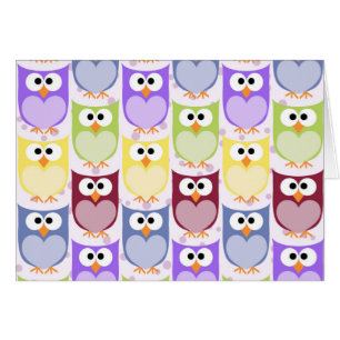 Chouettes mignonnes, Chouette Motif, Chouettes pou