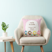 Chouettes personnalisées sur le Coussin à points d (Chaise)
