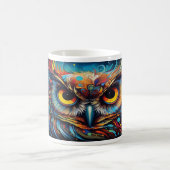Chouettes psychédéliques version 11 Mug (Centre)