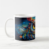 Chouettes psychédéliques version 11 Mug (Gauche)