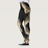 Chouettes sur leggings noirs (Gauche)
