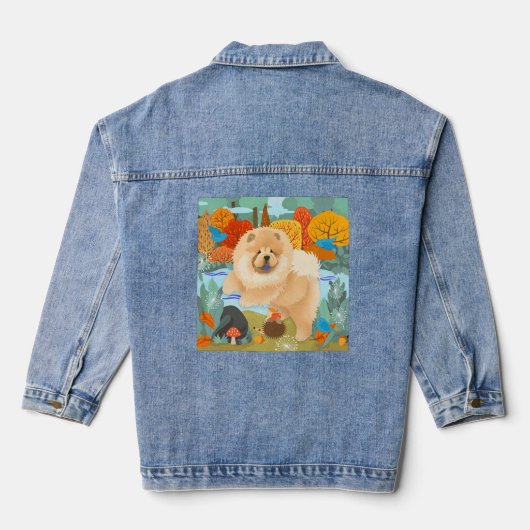 CHOW & BLUEBIRDS Denim Jas Denim Jacket (Achterkant)