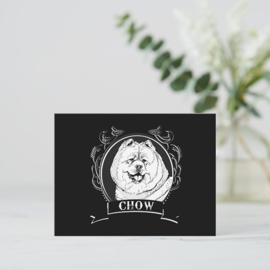 CHOW CHOW 3 BRIEFKAART (Staand voorkant)