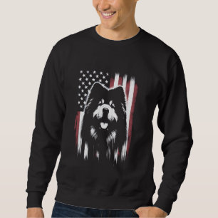Chow Chow American Flag - Patriottisch Amerikaans Trui