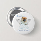 Chow Chow Angel - Button (Voorkant /achterkant)