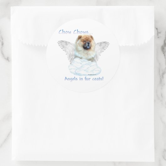 Chow Chow Angel - Sticker (Sac)