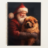 Chow Chow avec Noël Festif du Père Noël (Devant)