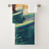 Chow Chow Beach Surfschilderswerk Bad Handdoek (Insitu)