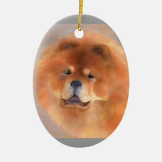 Chow Chow Beauty Ornement ou Pendentif (Devant)