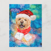Chow Chow Breed Dog Kerstmis Feestdagenkaart (Voorkant)