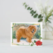 Chow-Chow Briefkaart (Staand voorkant)