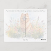 Chow Chow - Carte postale (Dos)
