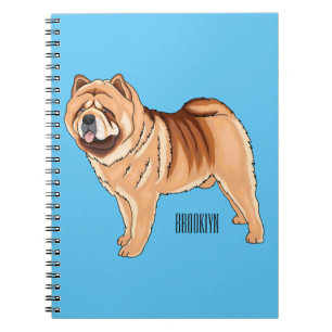 Chow Chow cartoon illustratie Notitieboek