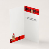 Chow Chow Chien Rouge Noir Plat Noël Fête (Inside)