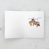 CHOW CHOW CHOW Feux de Noël cartes (Intérieur)