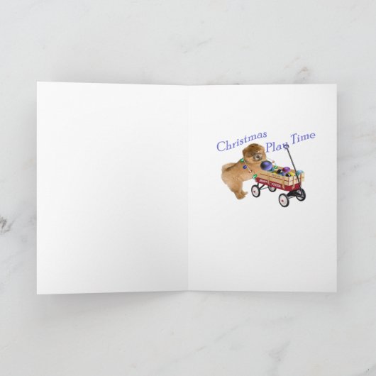 CHOW CHOW CHOW Feux de Noël cartes (Intérieur)