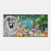 CHOW CHOW CHOW Mat du bureau ROUGH BLUE (Recto)