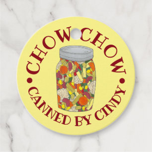 Chow Chow Chowchow Relish Amish PA Hollandse Eten Bedankjes Labels