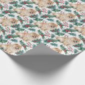 Chow Chow Christmas Wrapping Paper Cadeaupapier (Hoek)