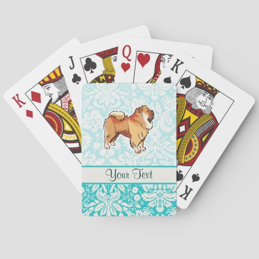 Chow Chow; Cute Pokerkaarten (Achterkant)